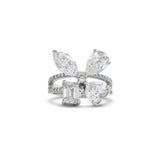 Diamond Quartet Ring