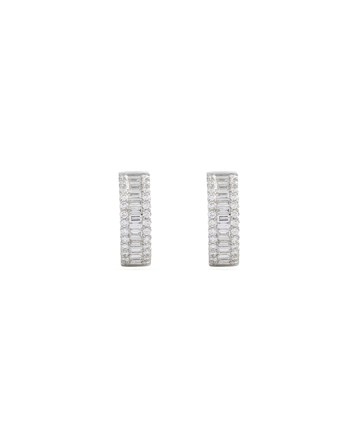 Baguette Gallery Hoops