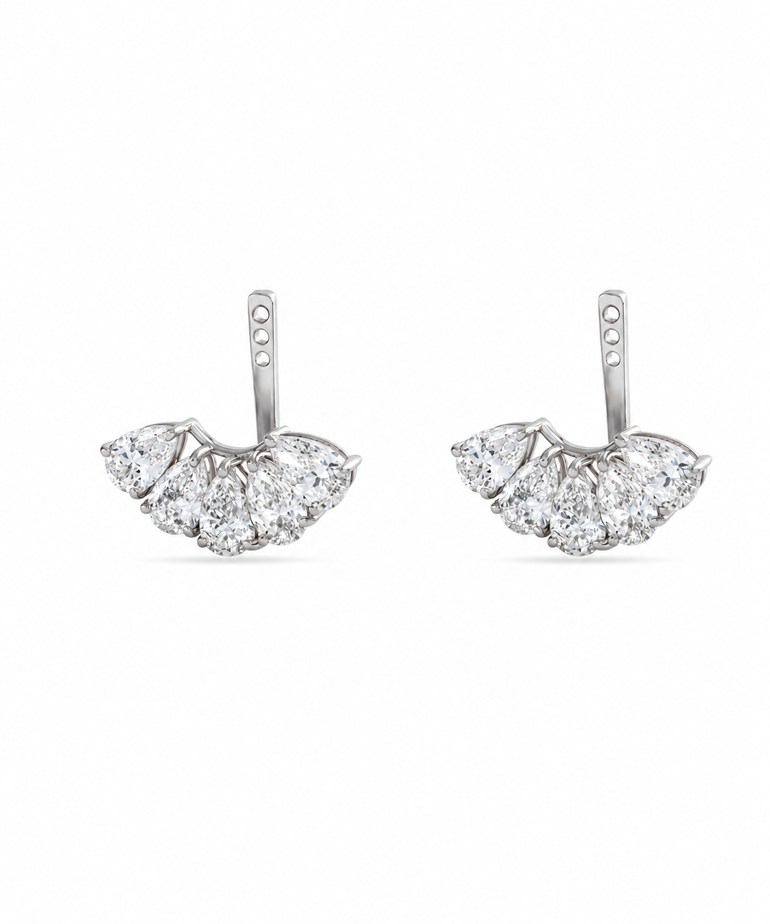 Half Bloom Ear Jackets