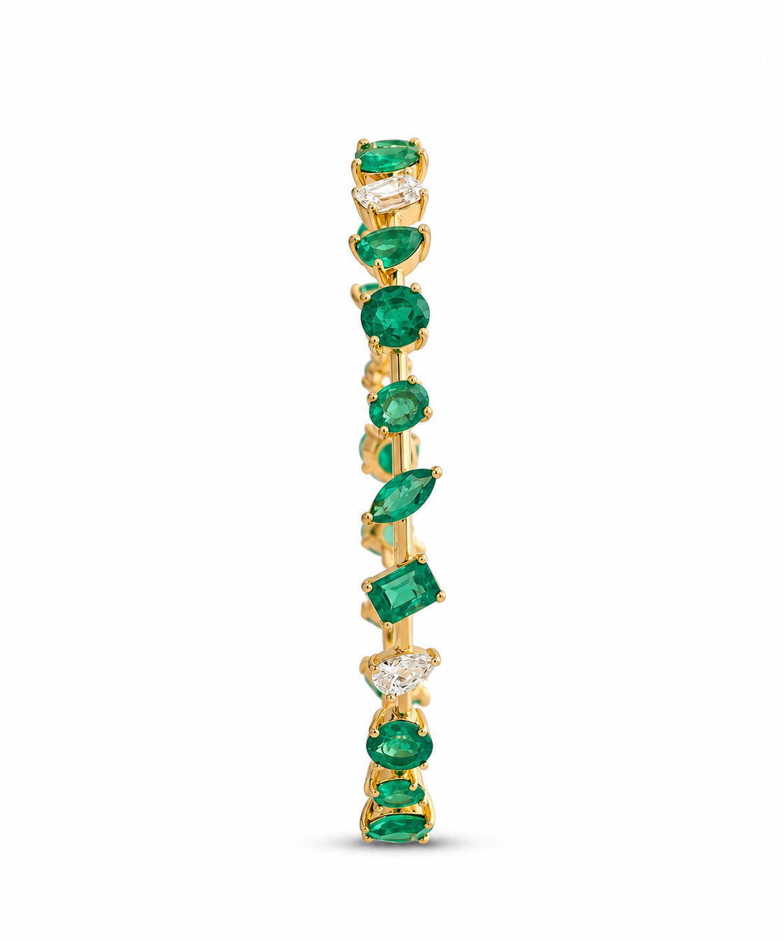 Emerald Montage Bangle