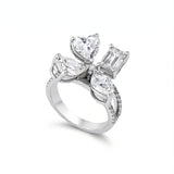Diamond Quartet Ring
