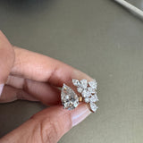 Pear Cascade Ring